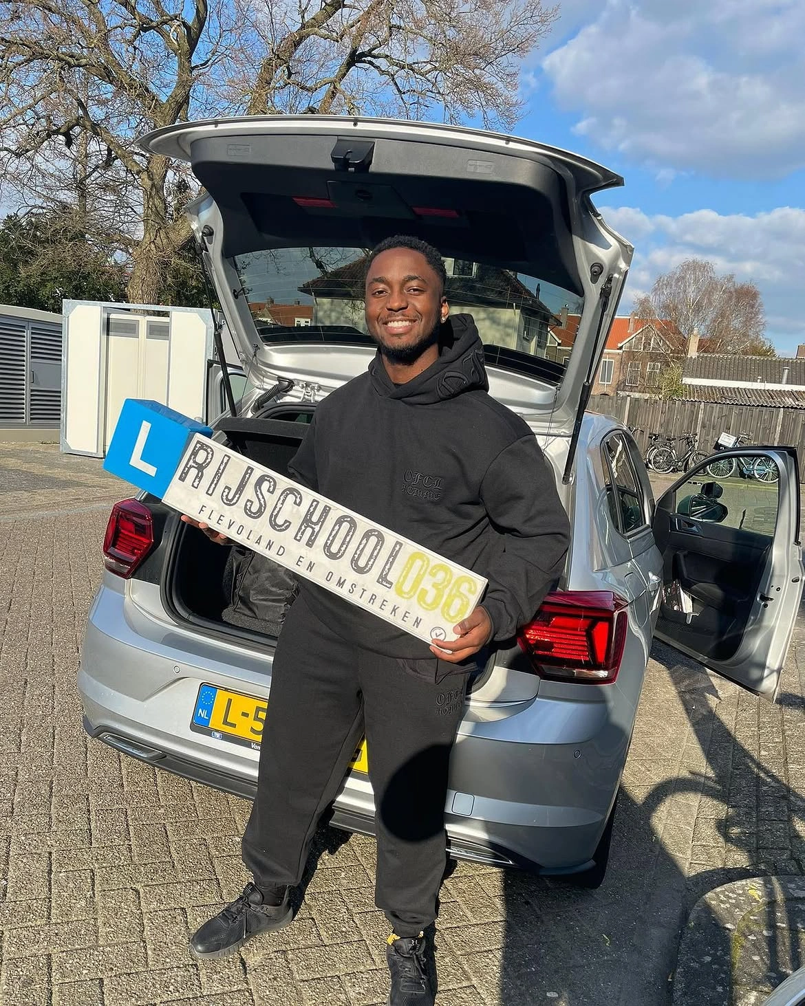 Martin, geslaagd bij Rijschool036