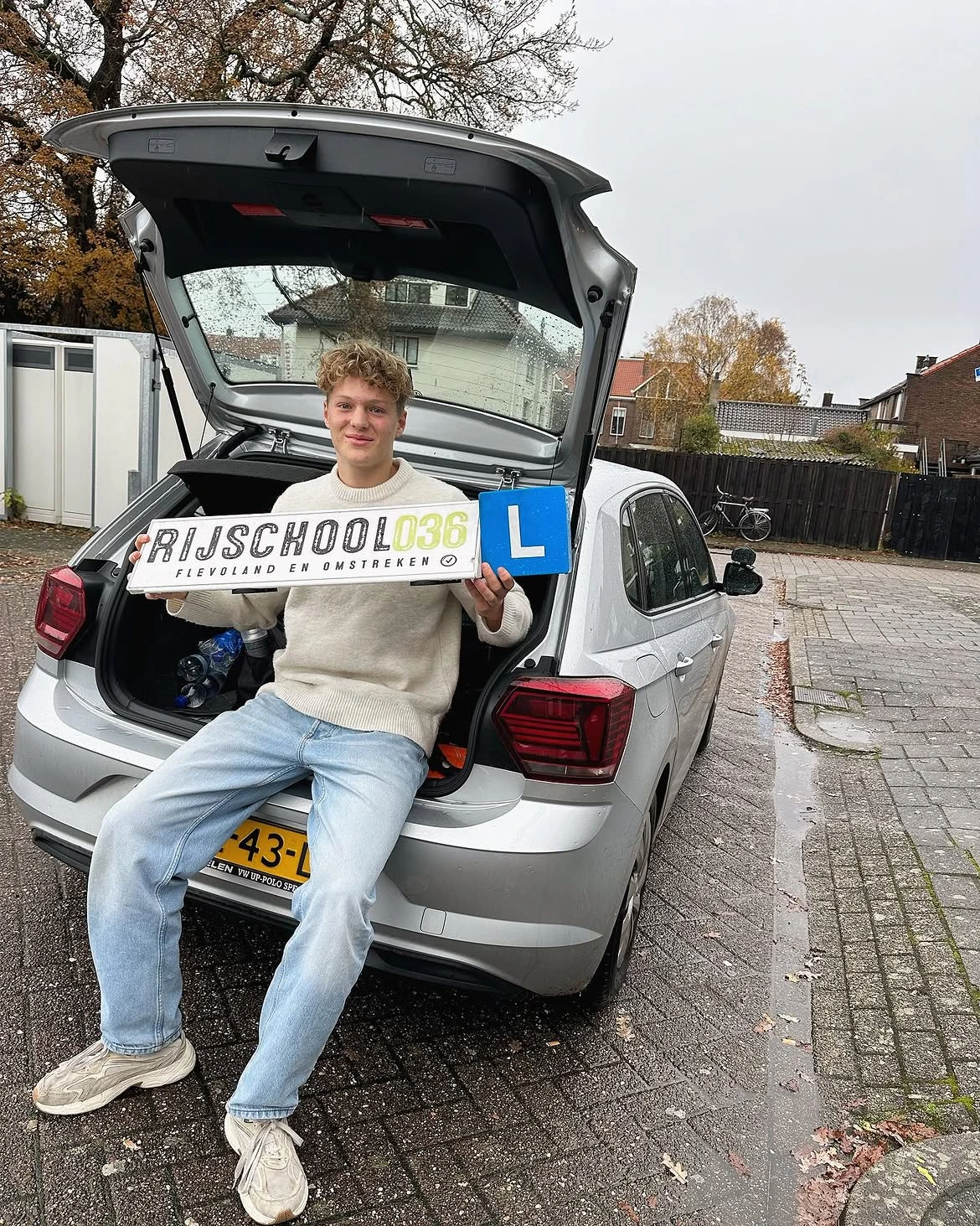 Thomas, geslaagd bij Rijschool036