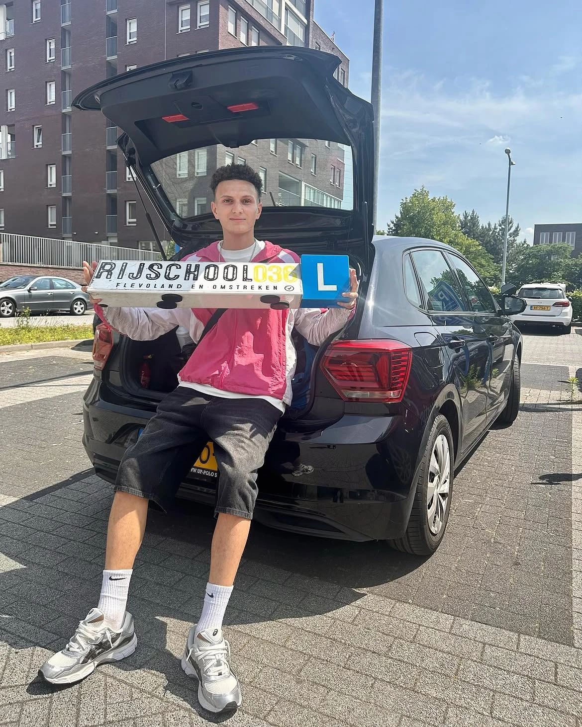 Yanni, geslaagd bij Rijschool036